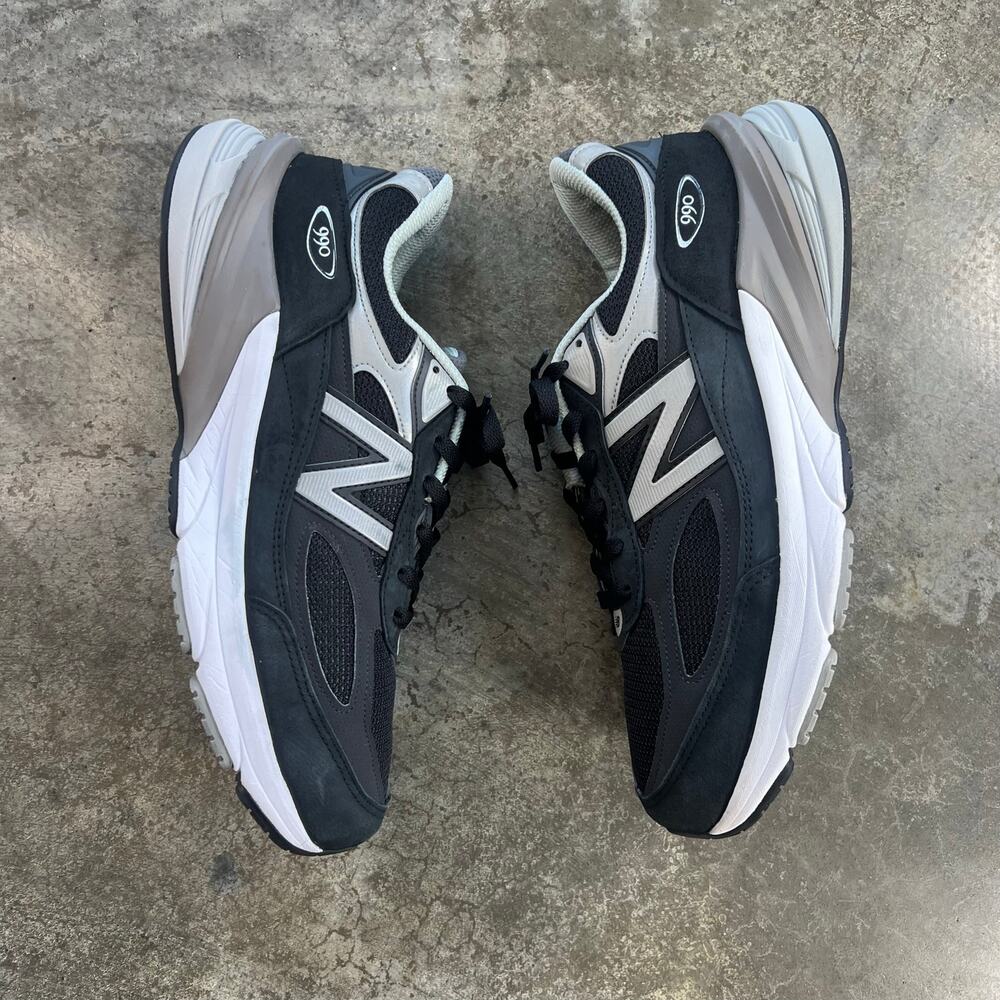 New Balance 990v6 Made in USA Black White M990BK6 Men’s 12.5 2E Wide
